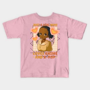 Anime and K-Pop, Saranghae! Kids T-Shirt